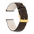 DeBeer 18 mm Short Brown Lizard Leather with Gold-Tone Buckle 6.75 Inch Watch Band - View 3