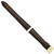 DeBeer 19 mm Short Brown Lizard Leather with Gold-Tone Buckle 6.75 Inch Watch Band - View 2