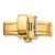 16 mm Gold-Tone Butterfly Style Deployment Buckle
