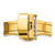 18 mm Gold-Tone Butterfly Style Deployment Buckle