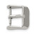 14 mm Silver-Tone Stainless Steel Buckle