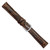 DeBeer 12 mm Long Brown Caiman Leather with Silver-Tone Buckle 7.75 Inch Watch Band - View 4
