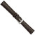 DeBeer 10 mm Brown Lizard Leather with Silver-Tone Buckle 6.75 Inch Watch Band - View 4