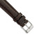 DeBeer 16 mm Brown Lizard Leather with Silver-Tone Buckle 7.5 Inch Watch Band