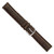 DeBeer 17 mm Long Brown Lizard Leather with Silver-Tone Buckle 8.5 Inch Watch Band - View 4