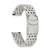 DeBeer 20 mm Stainless Steel Breitling Navitimer Style Solid Link with Deployment Buckle 7.5 Inch Watch Band - View 3