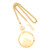 Charles Hubert 14K Gold-Finish White Dial Pocket Watch, 50 mm, Hand-Wind - View 3