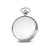 Charles Hubert Chrome-Finish White Dial Pocket Watch, 48 mm, Hand-Wind - XWA1034 - View 2