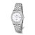 Men'S Charles Hubert Stainless Steel Off White Dial Watch, 35 mm, Quartz