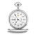 Charles Hubert Two-Tone White Dial Pocket Watch, 50 mm, Quartz