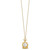 Women'S Charles Hubert Polished Gold-Finish Brass Pendant Watch, 26 mm, Quartz - View 4