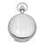 Charles Hubert Chrome-Finish Brass Striped Pocket Watch, 48 mm, Quartz - View 2
