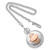 Charles Hubert Two-Tone Rose Gold-Finish Brass Pocket Watch, 48 mm, Hand-Wind - View 4