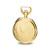 Charles Hubert Gold-Finish Brass with Shield Pocket Watch, 48 mm, Quartz - View 2