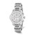 Women'S Charles Hubert Stainless Steel Silver Dial Watch, 34 mm, Quartz