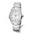 Charles-Hubert Stainless Steel White Dial with Date Watch, 40 mm, Quartz