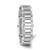 Women'S Charles Hubert Crystal Bezel White Dial 21 x 46 mm Watch, Quartz - View 3