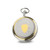 Charles Hubert Gold-Finish Brass Two-Tone Skeleton Dial Pocket Watch, 47 mm, Hand-Wind - View 2