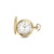 Charles Hubert Gold-Finish Brass Basketweave Pocket Watch, 42 mm, Hand-Wind - XWA3362