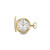 Charles Hubert Gold-Finish Brass Basketweave Pocket Watch, 42 mm, Hand-Wind - XWA3363