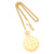 Charles Hubert Gold-Finish Brass Basketweave Pocket Watch, 42 mm, Hand-Wind - XWA3363 - View 4