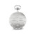 Charles Hubert Chrome-Finish Brass Basketweave Pocket Watch, 42 mm, Hand-Wind - XWA3364 - View 2