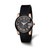 Charles Hubert Rose Ion-Plated Stainless Steel/Ceramic Black Dial Watch, 40 mm, Quartz