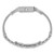 Charles Hubert Stainless Steel Wire Bangle Light Blue Mother of Pearl Dial Watch, Quartz - View 4