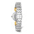 Charles Hubert Two-Tone Stainless Steel Wire Bangle Silver Dial Watch, 26 mm, Quartz - View 3