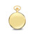 Charles Hubert Gold-Finish White Dial Pocket Watch, 47 mm, Quartz - View 2