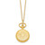 Charles Hubert Gold-Finish Scroll Design Pendant Watch, 26 mm, Quartz - View 3