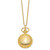 Charles Hubert Gold-Finish Quilted Design Pendant Watch, 26 mm, Quartz - View 2