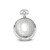 Charles Hubert Chrome-Finish Oval Design Pocket Watch, 47 mm, Quartz - View 2