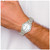 Men'S Charles Hubert Titanium 40 mm White Dial Watch, Quartz - View 5
