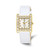 Women'S Charles Hubert Stainless Steel Ion-Plated Crystal Bezel Watch, Quartz