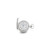 Charles Hubert Two-Tone White Dial Three Hands Pocket Watch, 42 mm, Quartz