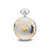 Charles Hubert Two-Tone White Dial Three Hands Pocket Watch, 42 mm, Quartz - View 2