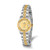 Women'S Charles Hubert Ion-Plated 2-Tone Gold-Tone Dial 26 mm Watch, Quartz