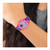 Disney Kids Doc McStuffins Acrylic Purple Floral Time Teacher Watch, 32 mm, Quartz - View 4