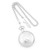 Charles Hubert Chrome-Finish White Dial Pocket Watch, 48 mm, Hand-Wind - XWA552 - View 4