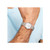 Men'S Charles Hubert Stainless Steel Silver-Tone Dial Mesh Band Watch, 38 mm, Quartz - View 5