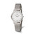 Women'S Charles Hubert Stainless Steel Silver-Tone Dial Mesh Band Watch, 34 mm, Quartz