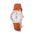 Charles-Hubert Stainless Steel White Dial with Day and Date Watch, 40 mm, Quartz