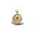 Charles Hubert Gold-Finish White Dial Pocket Watch, 48 mm, Hand-Wind - XWA609