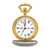 Charles Hubert Two-Tone Antique Finish Train Pocket Watch, 48 mm, Quartz