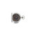 Charles Hubert Chrome-Finish Grey Dial Quartz Pocket Watch, 51 mm