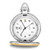 Charles Hubert Gold-Finish Two-Tone White Dial Pocket Watch, 42 mm, Quartz