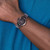Disney Adult Mickey Mouse Black Leather Watch, 46 mm, Quartz - View 2