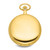 Charles Hubert Gold-Tone Finish White Dial with Date Pocket Watch, 50 mm, Quartz - View 2