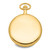 Charles Hubert Gold-Tone Finish White Dial with Date Pocket Watch, 50 mm, Quartz - View 3